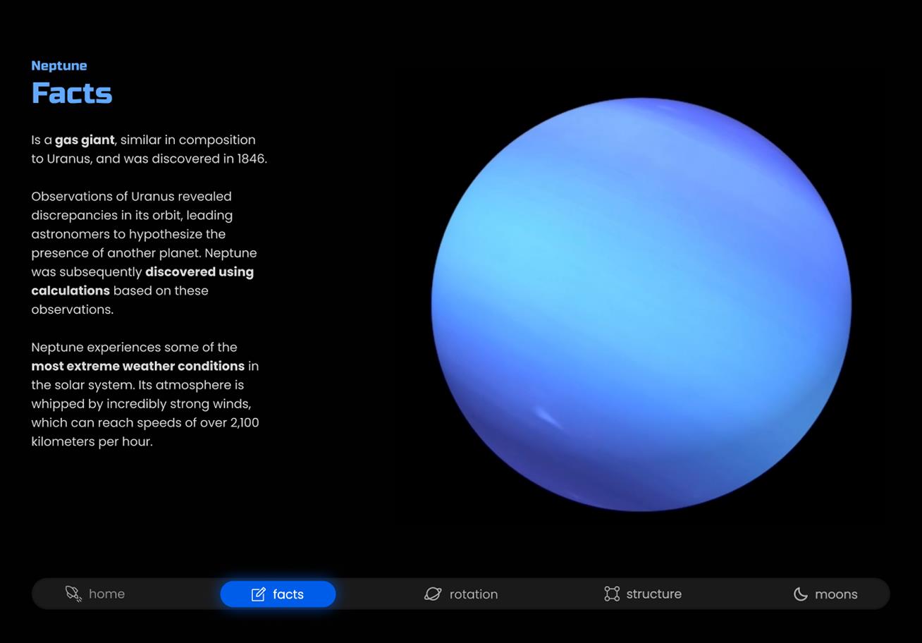 Neptune and Pluto Exhibit